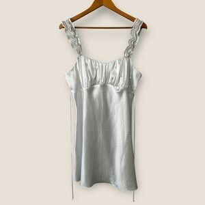 Vintage Linea Donatella White Satin Garment